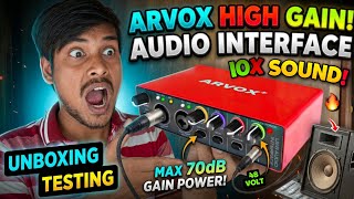 This Budget Audio Interface Has a Killer Sound.. | ARVOX USB Audio Interface Unboxing And Testing...