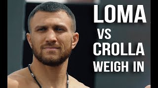 LOMA vs. CROLLA weigh in. FACE OFF. Ломаченко - Кролла. Взвешивание.mp4