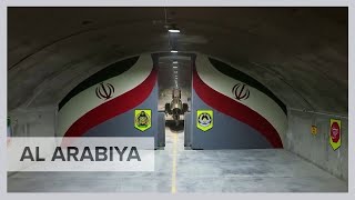 Iran reveals underground fighter jet base