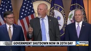 Government shutdown now in 20th day