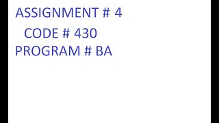 AIOU Solved Assignment No 4 Code 430  Spring 2021 | Aiou Assignment`1