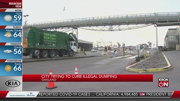 Oakland trying to curb illegal dumping