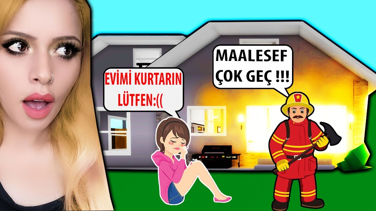 BROOKHAVEN'DA EVİM YANDI !? SOKAKTA KALDIM HAYATIM DEĞİŞTİ !? ( Roblox Adopt Me )