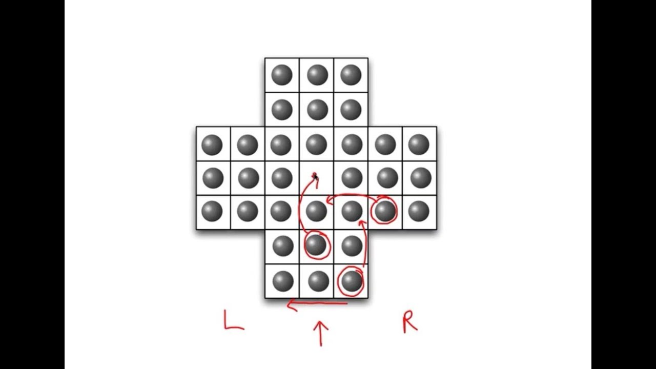 Marble Solitaire classic strategy logic game