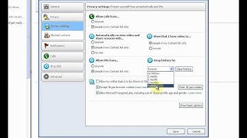 How to clear chat history on Skype