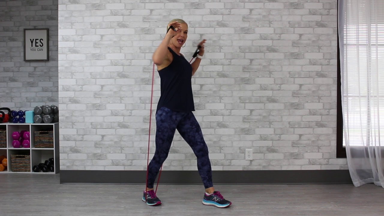 How to do Resistance Band Chest Press for a Strong Upper Body YouTube