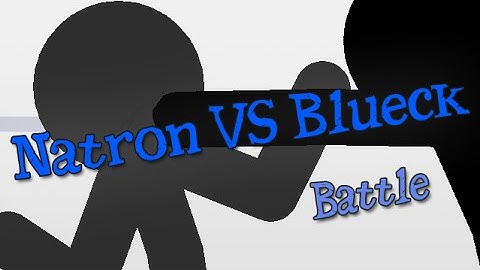 ☻ NATRON vs BLUECK • Battle • Pivot Stick Figure Animation