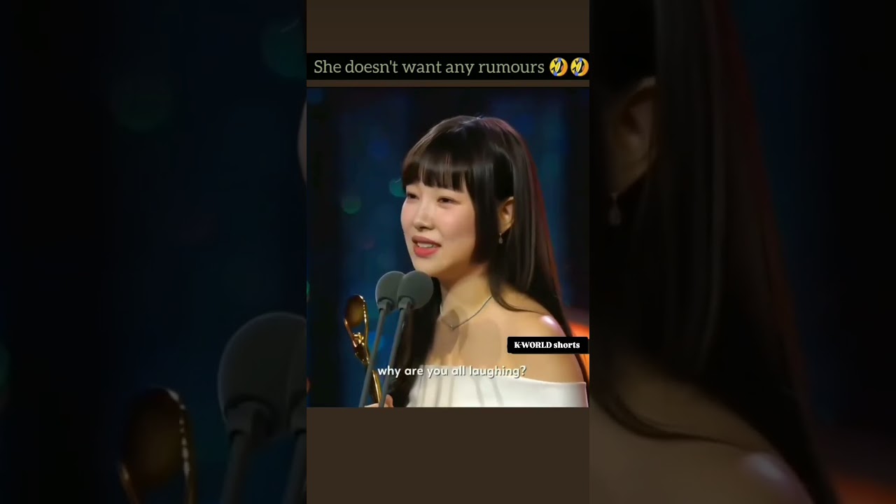 her speech emotional speech 😂 