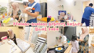 Malam-malam beberes, Bikin cemilan, unboxing kasur kaka screenshot 3