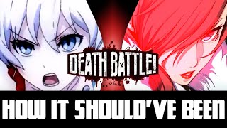 How Weiss VS Mitsuru (DEATH BATTLE!) Should've Been