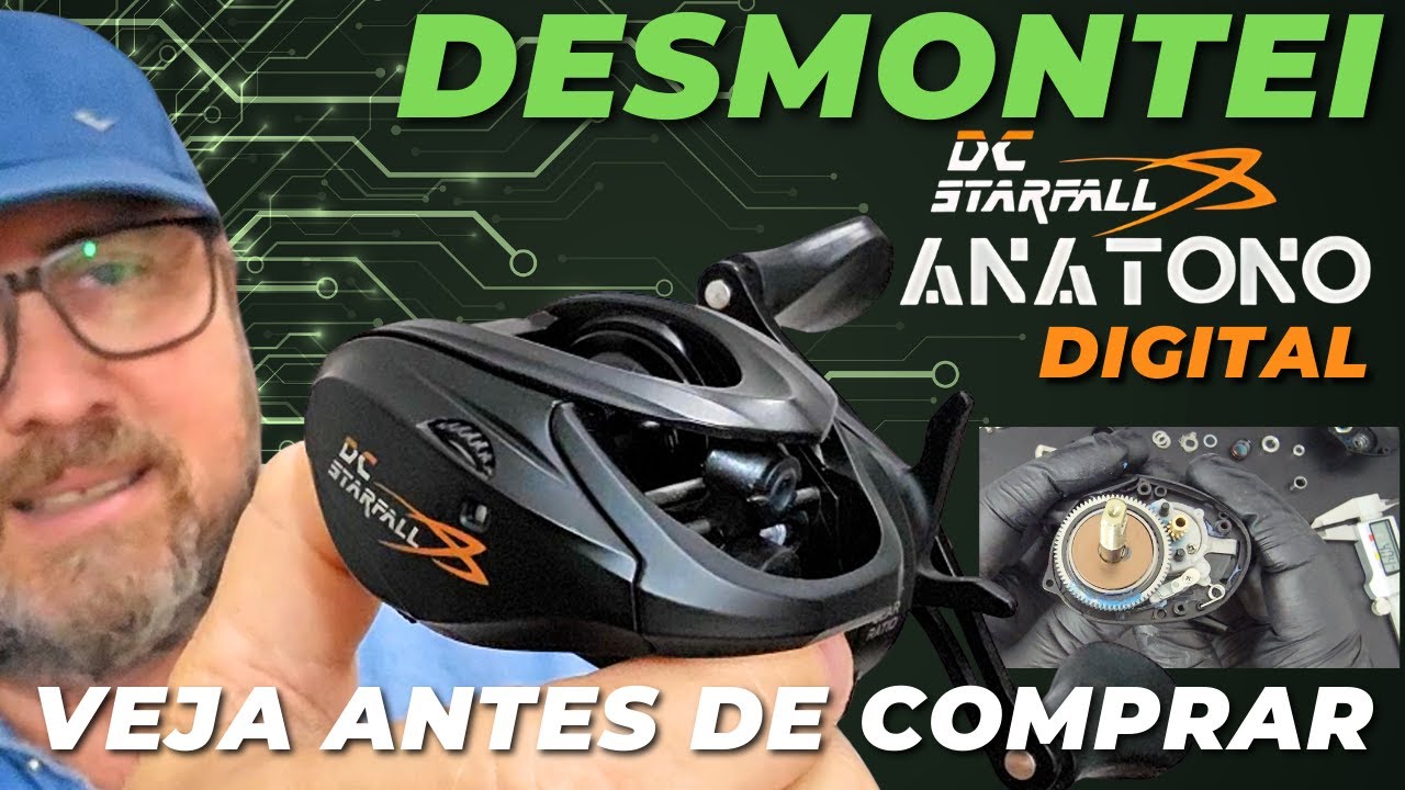 Carretilha ANATONO STARFALL DC é boa? REVIEW TÉCNICO