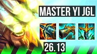 MASTER YI vs LEE SIN (JGL) | Good KDA: 23/1/2 | KR Master | 26.13