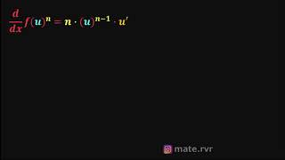 Derivada de la potencia de una función 2 de 2 😎 — Rivera #Derivada #Calculo