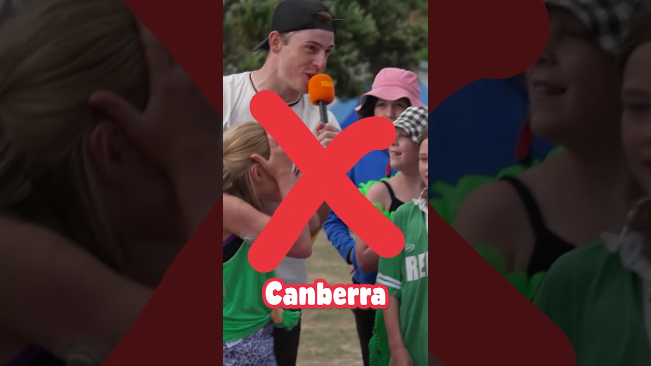 What is the capital city of Australia? Loser gets foamed! 