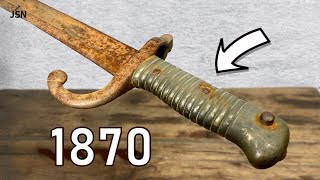 Restoration of a splendid 1870 bayonet