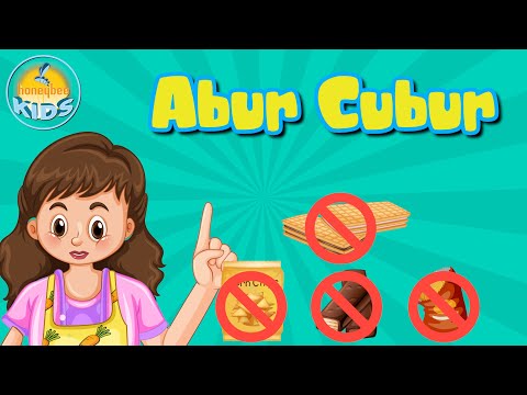 Abur Cubur Yeme ☝🏽🍔🍟 | Çocuk Şarkıları | Bebek Şarkıları | Honeybee Kids