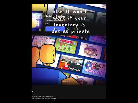 Want to see what your first ever game you played was? (game name: roblox replay)