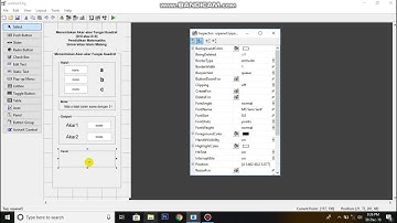Tutorial membuat aplikasi "Menentukan Akar-akar Fungsi Kuadrat" dengan MATLAB