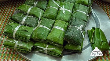 Dân làng làm 10 tấn bánh khúc để ăn hội