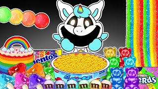 Best of Rainbow Dessert Foods Mukbang with CraftyCorn | POPPY PLAYTIME CHAPTER 3 Animation | ASMR