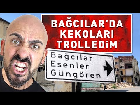 BAĞCILAR'DA KEKOLARI TROLLEDİM ! (%100 KOMİK)