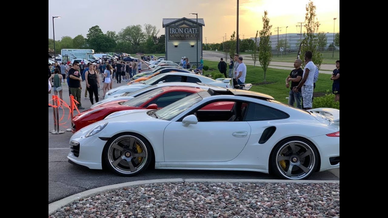 Iron Gate Motor Condos Exotic and Muscle Car Cruise Night Show Chicago