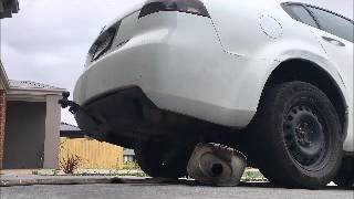 putting a straight pipe on VE commodore