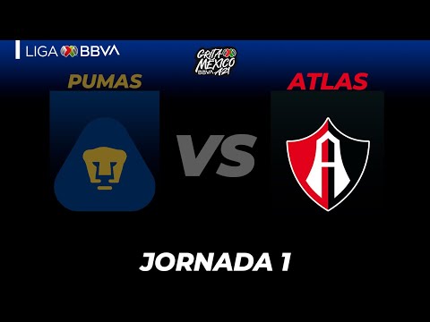 Resumen | Pumas vs Atlas | Grita México A21 - Jornada 1 | LIGA BBVA MX