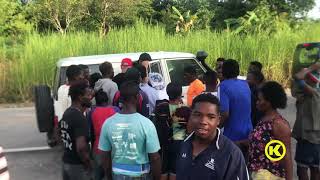 HAITI EARTHQUAKE , KREYOL LA Helping victims at Marceline , Camp Perrin