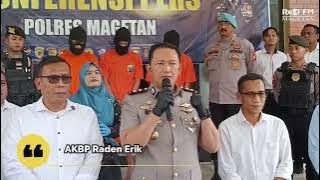 Dua Pelaku Pembobol ATM Masih Jadi Buron, Kapolres Magetan Kirim Pesan Serahkan Diri.