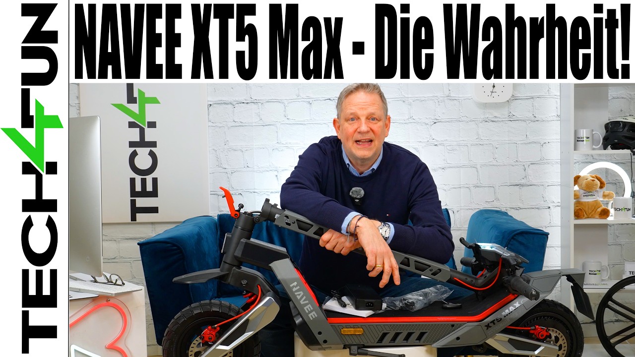 Navee XT5 Max E-Scooter | 12 Zoll & Offroad-Fahrwerk | Eine Sänfte?