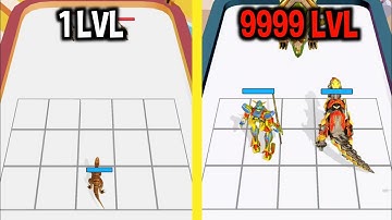 MAX LEVEL in Dino Battle: 3D Merge Game