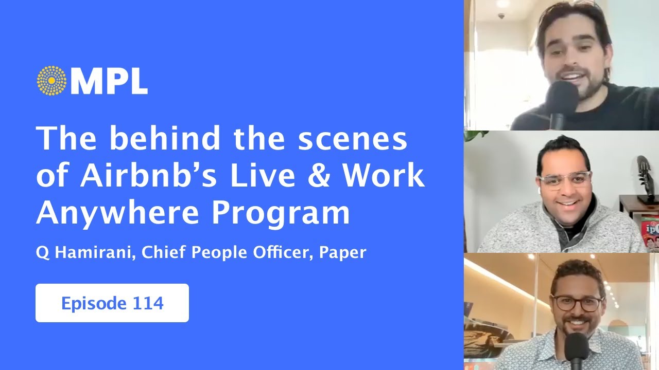 Q Hamirani on building Airbnb's 'Live & Work Anywhere' program & his ...