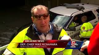 Window washer fell about 35 feet at hospital