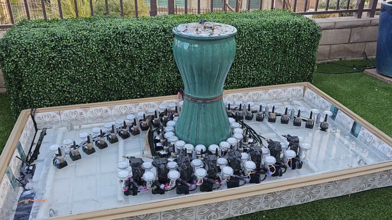 Behind-The-Scenes of My Homemade Dancing Fountain