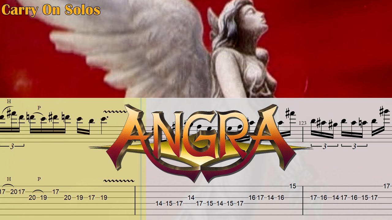 Angra Carry On Solos Áudio Original TAB YouTube