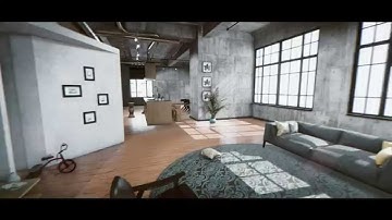 Unity 5 Archviz - The Loft [HD]