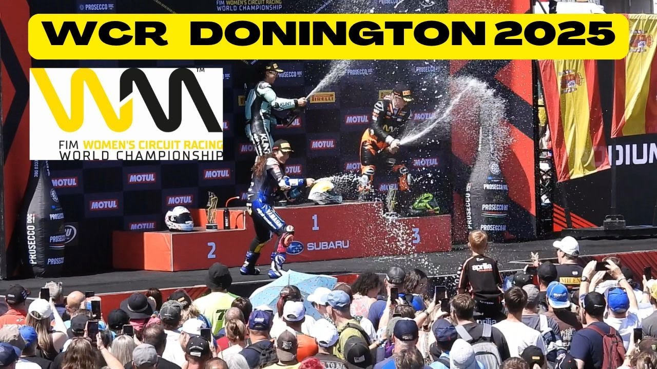 🏁 Chloe Jones First Podium at Donington Park! | 2025 FIM Women’s ...