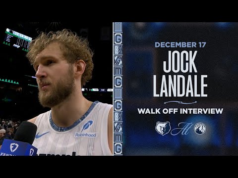 Jock Landale Walk off Interview | Grizzlies vs. Minnesota Timberwolves