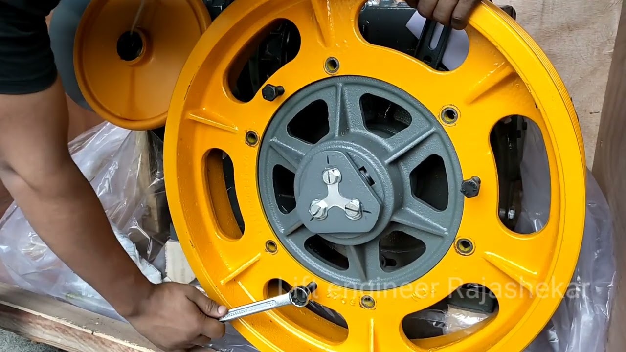 How to change montanari gear motor main pully YouTube