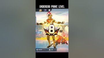 Underdog Prime Level 🔥 Free Fire Prime #srikantaff
