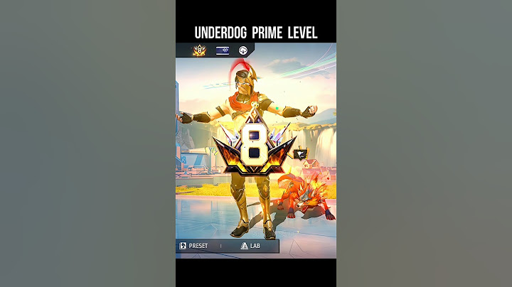 Underdog Prime Level 🔥 Free Fire Prime #srikantaff