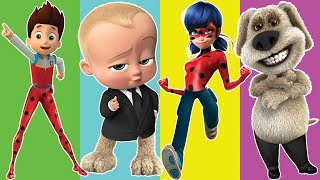 Wrong Legs Ryder Paw Patrol Ladybug Boss Baby Talking Ben Finger Family Learn Colors For Kids