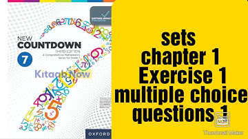 oxford new countdown book 7 third edition || chapter 1 || multiple choice questions 1 ||  solved