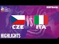 Czech Republic vs. Italy - Game Highlights - #IIHFWorlds 2019