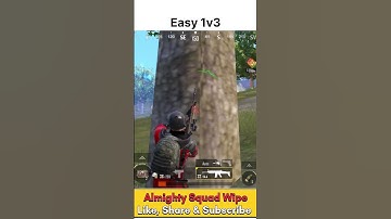EASY 1v3. Almighty Squad Wipe! 🔥 #BGMI #PUBG #SquadWipe #gameplay #bgmi #battlegrounds