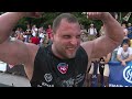 Kelvin De Ruiter Withstands The Mighty Atlas Stones l Strongman Champions League