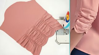 Beautiful way of sleeves design cutting and stitching: Great tailoring tips and tricks