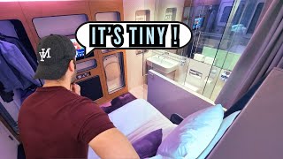 Unique Stay #2 - LUXURY CAPSULE Room in an Airport ! | Yotel 's 1st Class Cabin