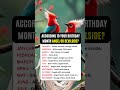 ACCORDING TO YOUR BIRTHDAY MONTH ANGEL OR DEVILSIDE #astrology #zodiac #horoscope #tarot #relatable